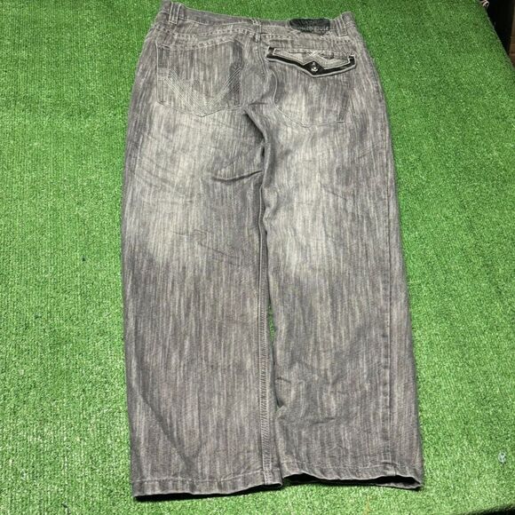 Vintage Y2K Southpole Baggy Grey Pants Size 38 Pocket Design 2000s Vintage Wide - Picture 1 of 8